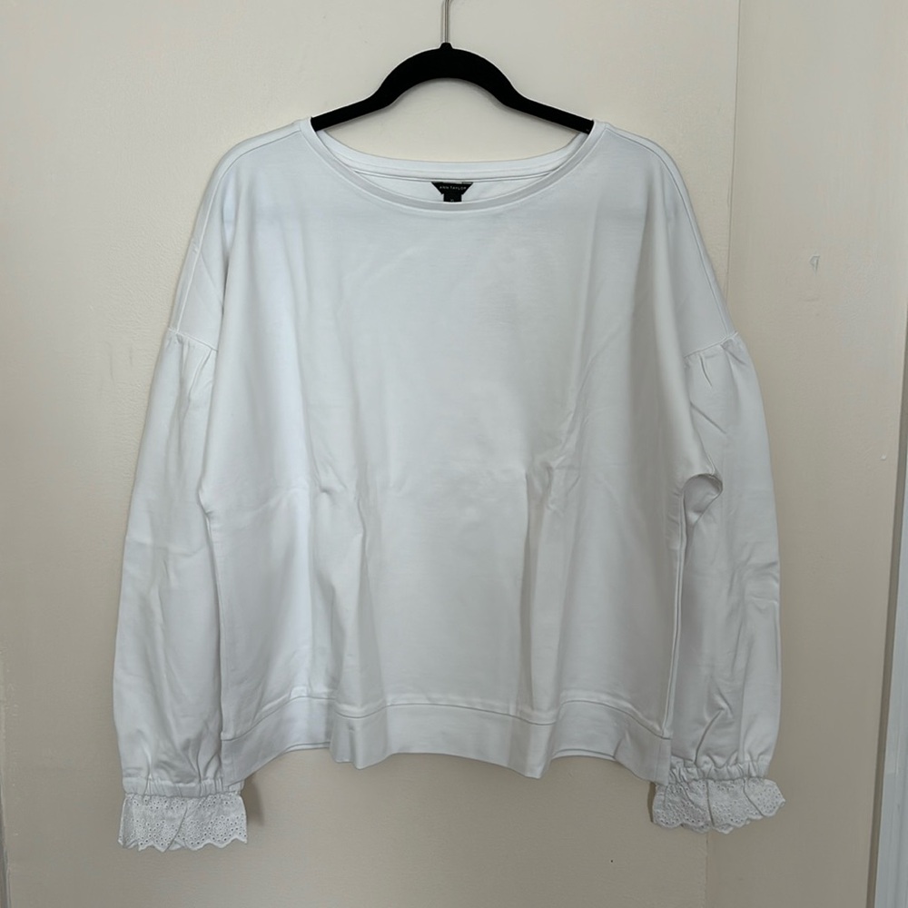 Ann Taylor Blouse White